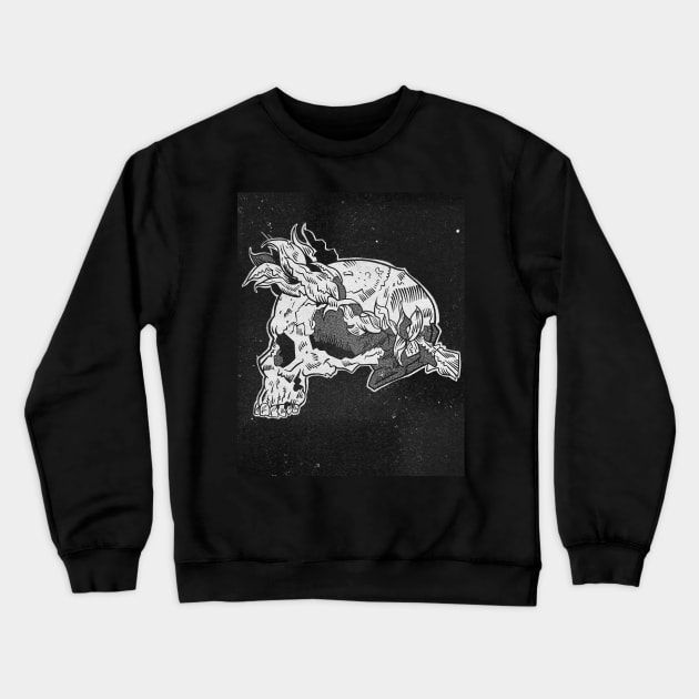 TIME DESTROYS ALL Crewneck Sweatshirt by Defsnotadumb